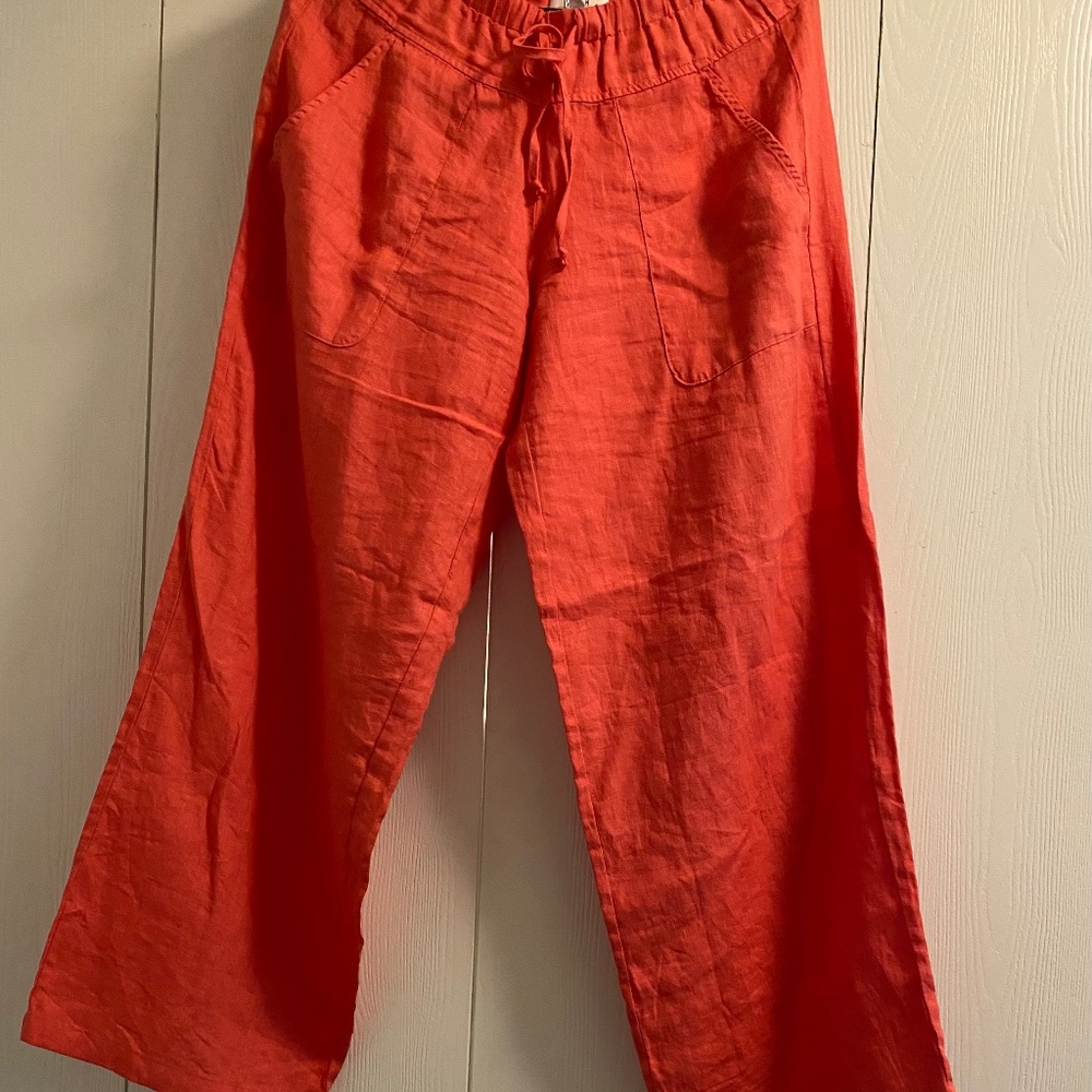 Linen Baggy Pants